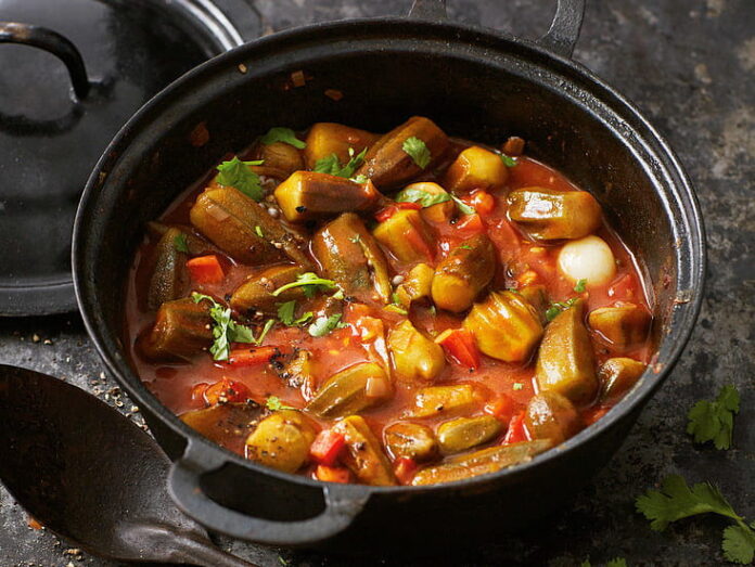 12418220-Bamyeh-Syrian-okra-medley-with-coriander-fotor-20260710192735 (1) Bamia (Egyptian Okra and Tomato Stew)