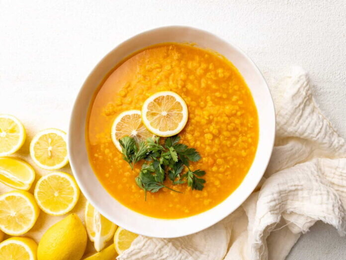 Lebanese Red Lentil Soup