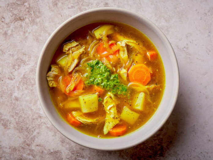 Marak Temani (Yemeni Vegetable and Meat Soup)