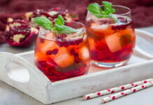 Pomegranate & Mint Spritzer Pomegranate & Mint Spritzer