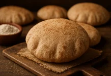 Aish Baladi (Egyptian Whole Wheat Pocket Bread) Aish Baladi (Egyptian Whole Wheat Pocket Bread)