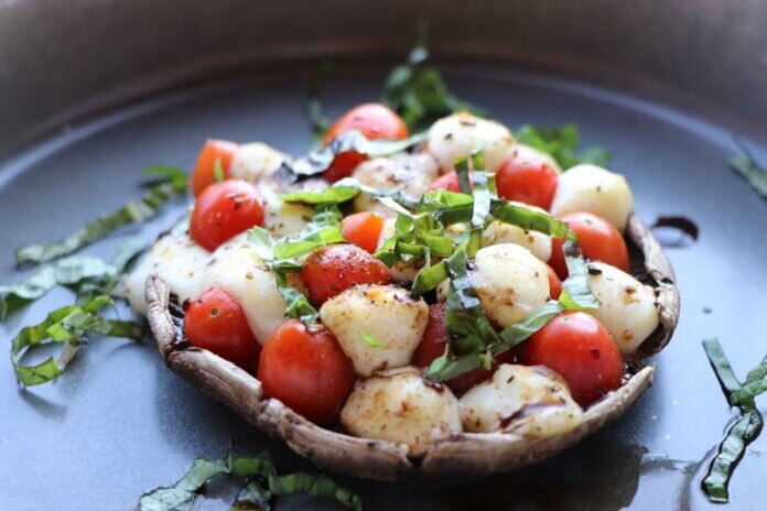 Caprese Stuffed Portobellos