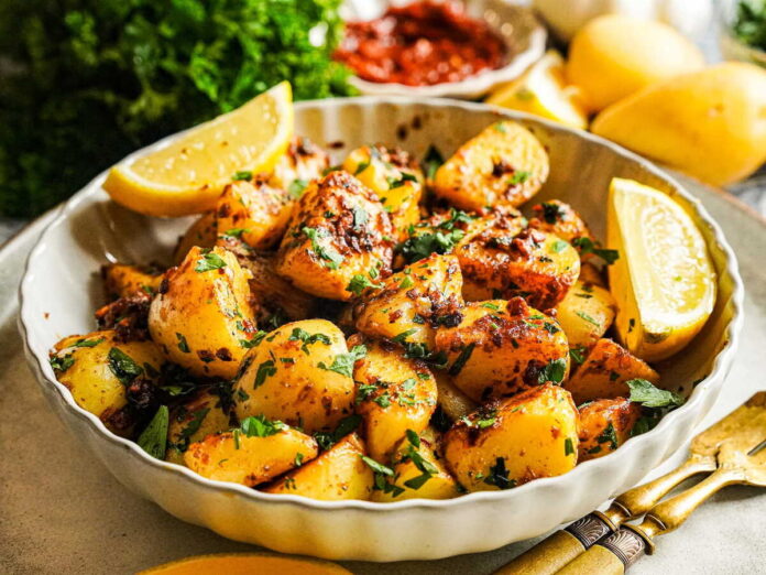 Batata Harra (Lebanese Spicy Fried Potatoes)