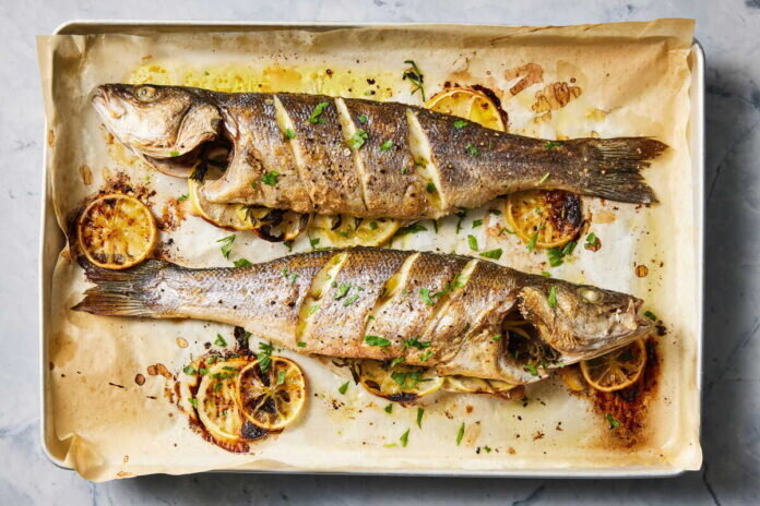 Grilled Branzino with Lemon and Herbs