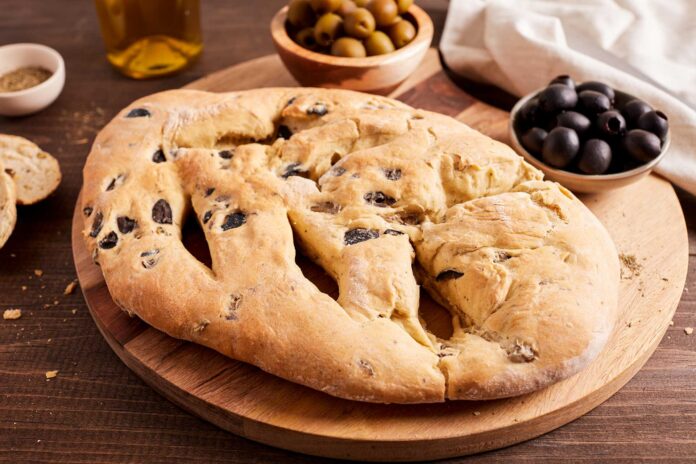 Fougasse aux Olives (Provencal Olive Bread)