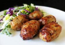 Seftalia (Cypriot Grilled Pork and Herb Patties) Seftalia (Cypriot Grilled Pork and Herb Patties)