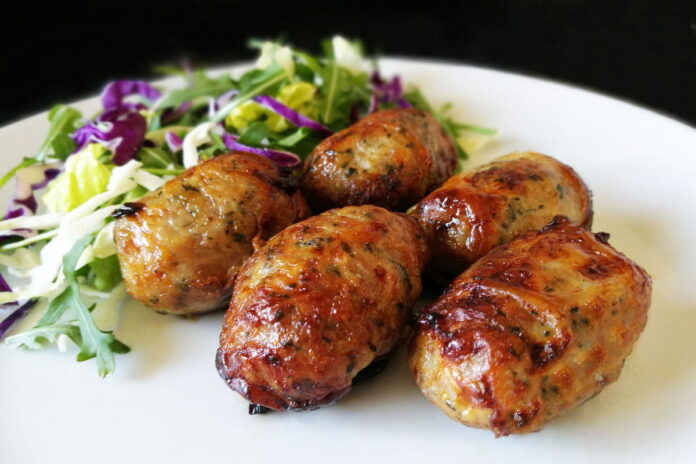Seftalia (Cypriot Grilled Pork and Herb Patties)