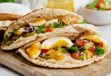 Sabich (Israeli Eggplant and Egg Pita Sandwich) Sabich (Israeli Eggplant and Egg Pita Sandwich)