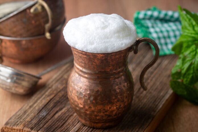 gettyimages-2190263371 Turkish Ayran (Yogurt Drink)