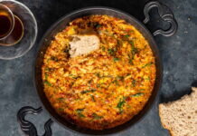Turkish Menemen (Eggs with Peppers and Tomatoes) Turkish Menemen (Eggs with Peppers and Tomatoes)