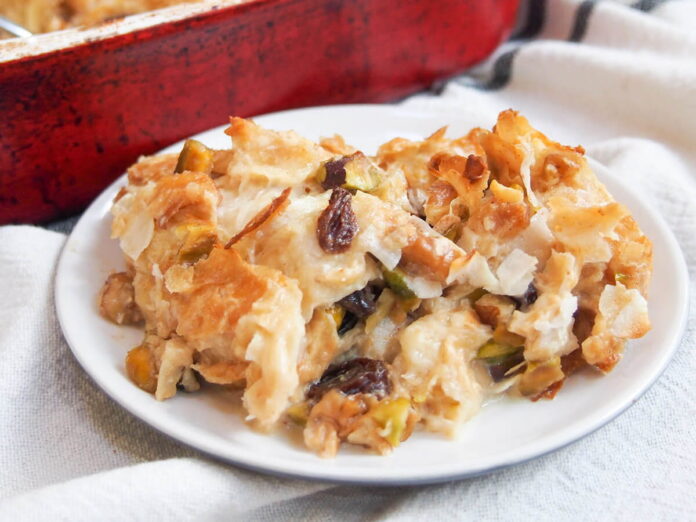 Om Ali (Egyptian Bread and Milk Pudding)