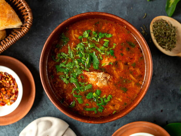 Chorba Hamra (Algerian Ramadan Tomato and Vermicelli Soup)