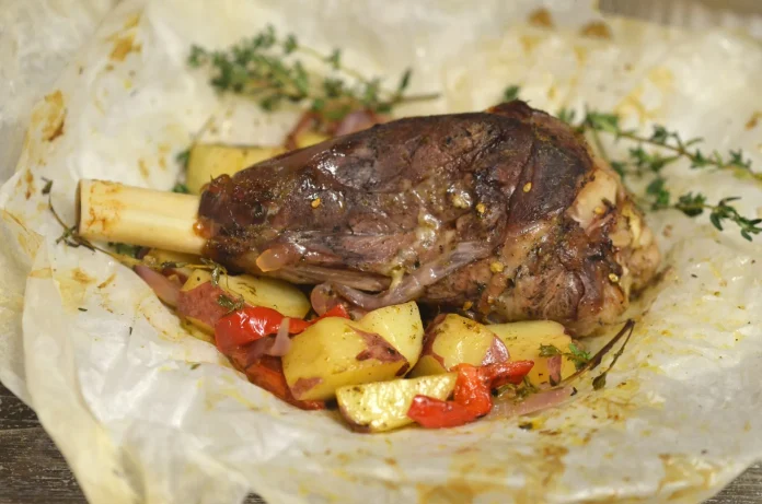 Kleftiko (Greek Slow-Roasted Lamb Wrapped in Parchment)