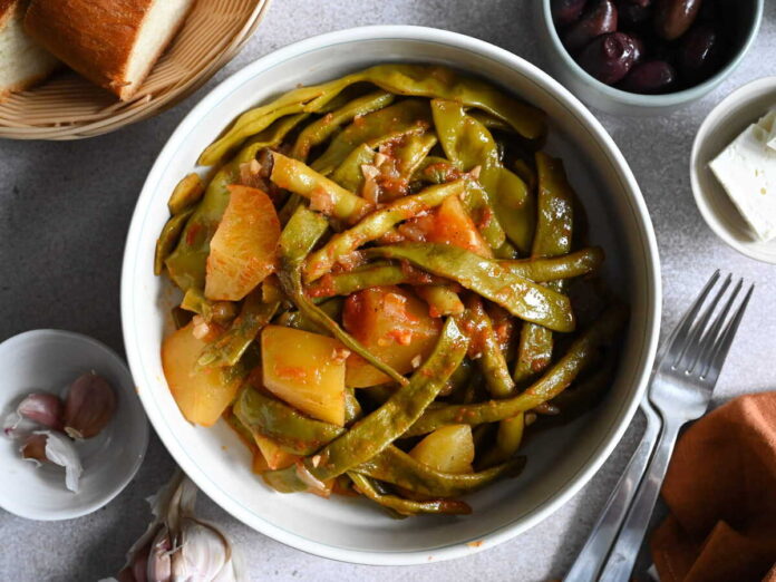 Fasolakia-with-potatoes-edited-10-scaled-fotor-20260816121828 (1) (1) Fasolakia Lathera (Greek Green Beans Stewed in Olive Oil and Tomato)