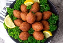 Kibbeh (Lebanese Fried Bulgur and Meat Croquettes) Kibbeh (Lebanese Fried Bulgur and Meat Croquettes)