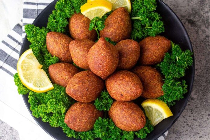 Kibbeh (Lebanese Fried Bulgur and Meat Croquettes)