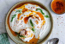 Cilbir (Turkish Poached Eggs in Garlic Yogurt) Cilbir (Turkish Poached Eggs in Garlic Yogurt)