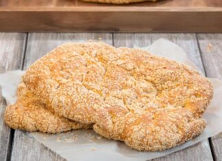 Lagana (Greek Sesame Flatbread for Clean Monday) Lagana (Greek Sesame Flatbread for Clean Monday)