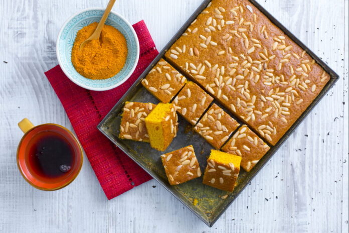 sfouf_1200x800 (1) Sfouf (Lebanese Turmeric and Anise Semolina Cake)