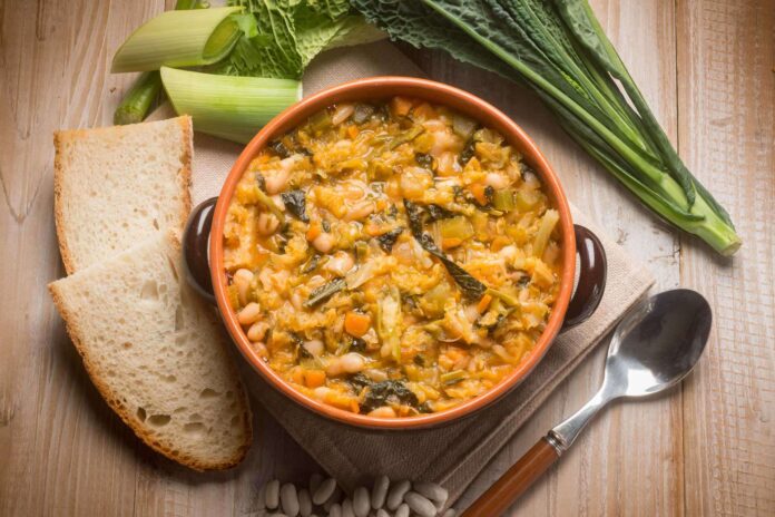 Ribollita (Tuscan Bread and Vegetable Soup)
