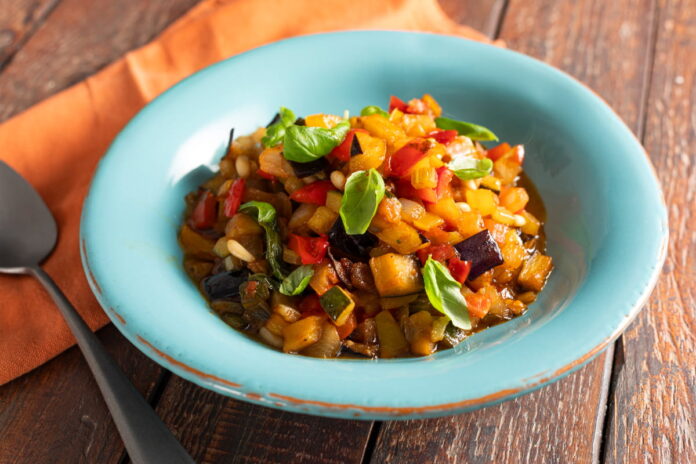 vegetable-caponata_1200x800 (1) Caponata (Sicilian Sweet and Sour Eggplant Stew)