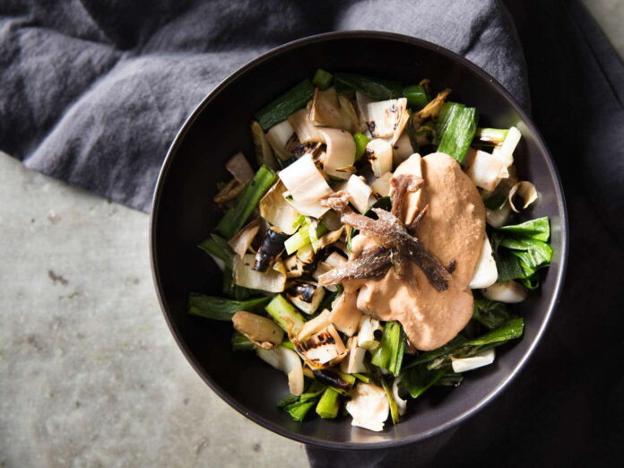 Xato (Catalan Salt Cod and Endive Salad with Romesco-Style Sauce)